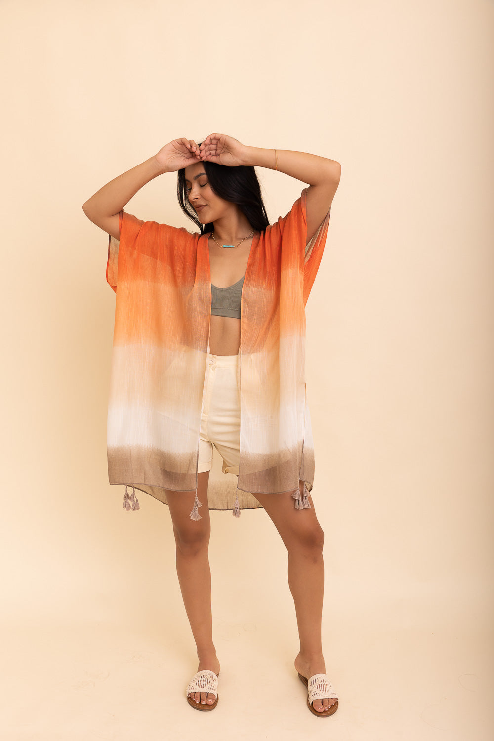 Summer Multi Gradient Kimono-Soul Flow Apparel