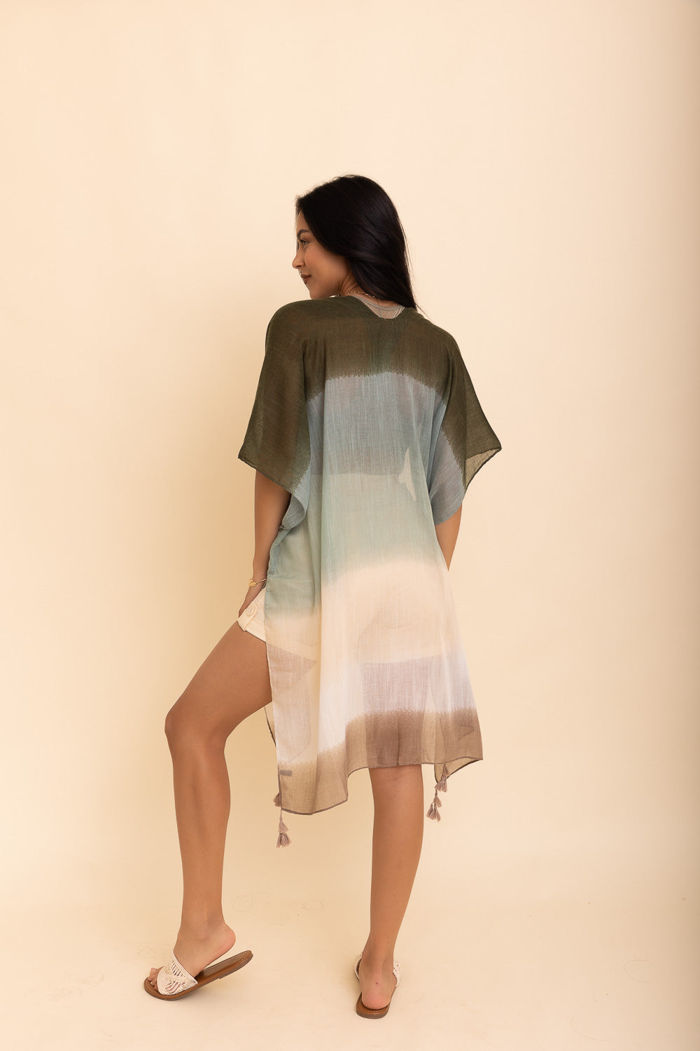 Summer Multi Gradient Kimono-Soul Flow Apparel