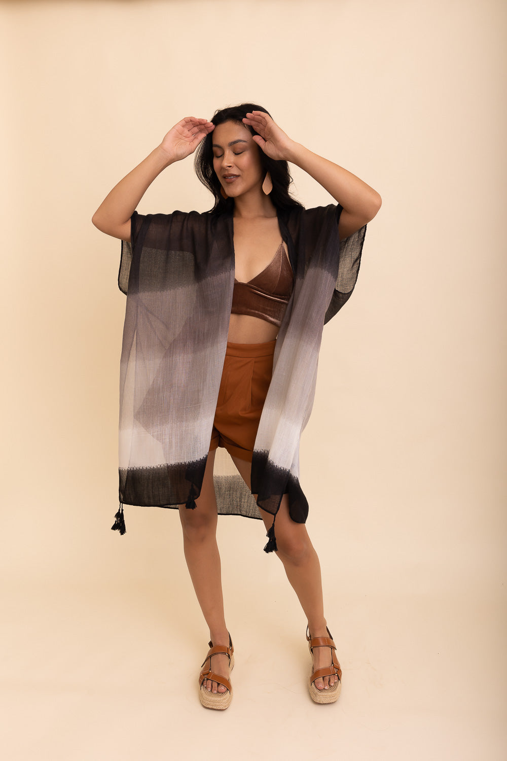 Summer Multi Gradient Kimono-Soul Flow Apparel