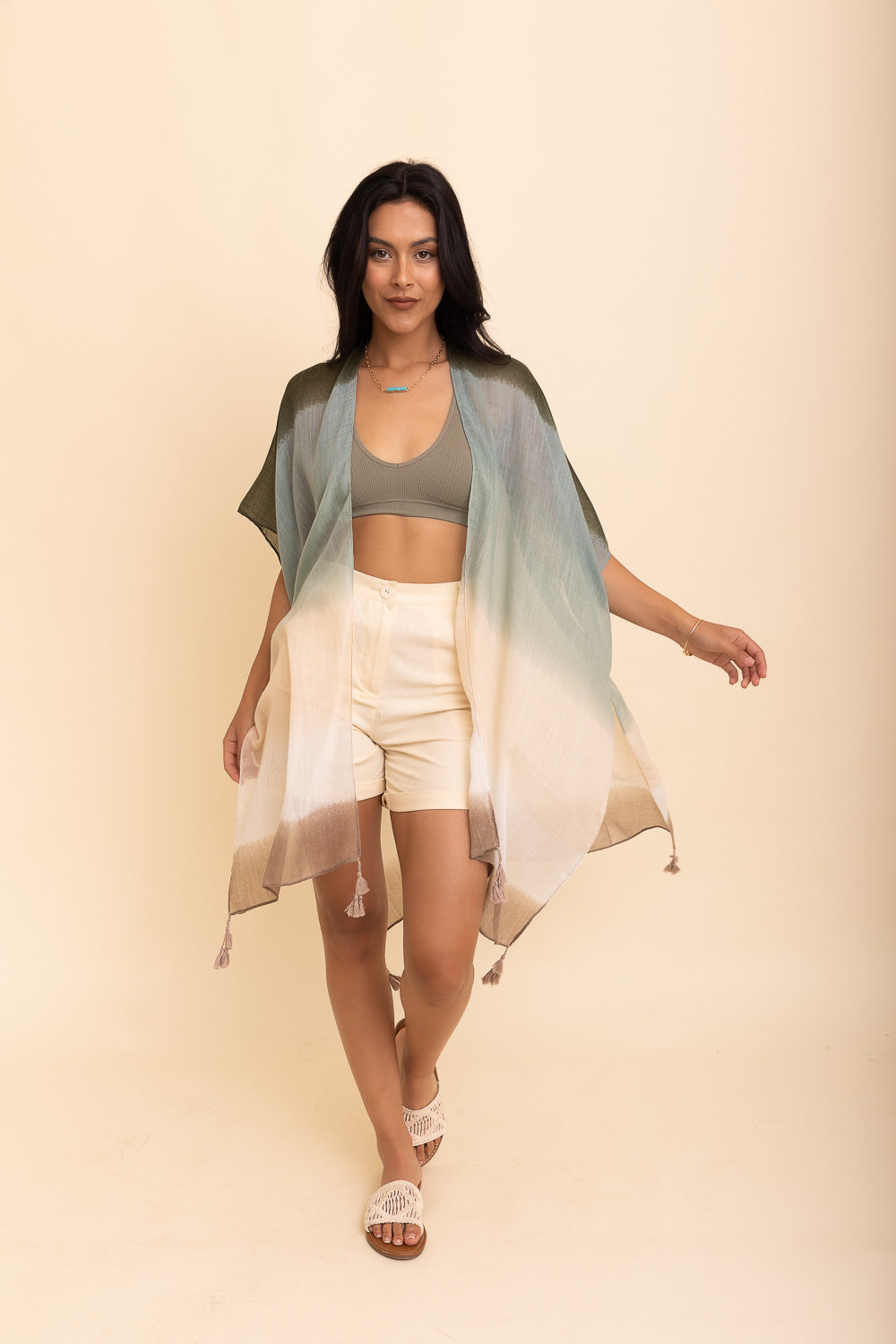Summer Multi Gradient Kimono-Soul Flow Apparel