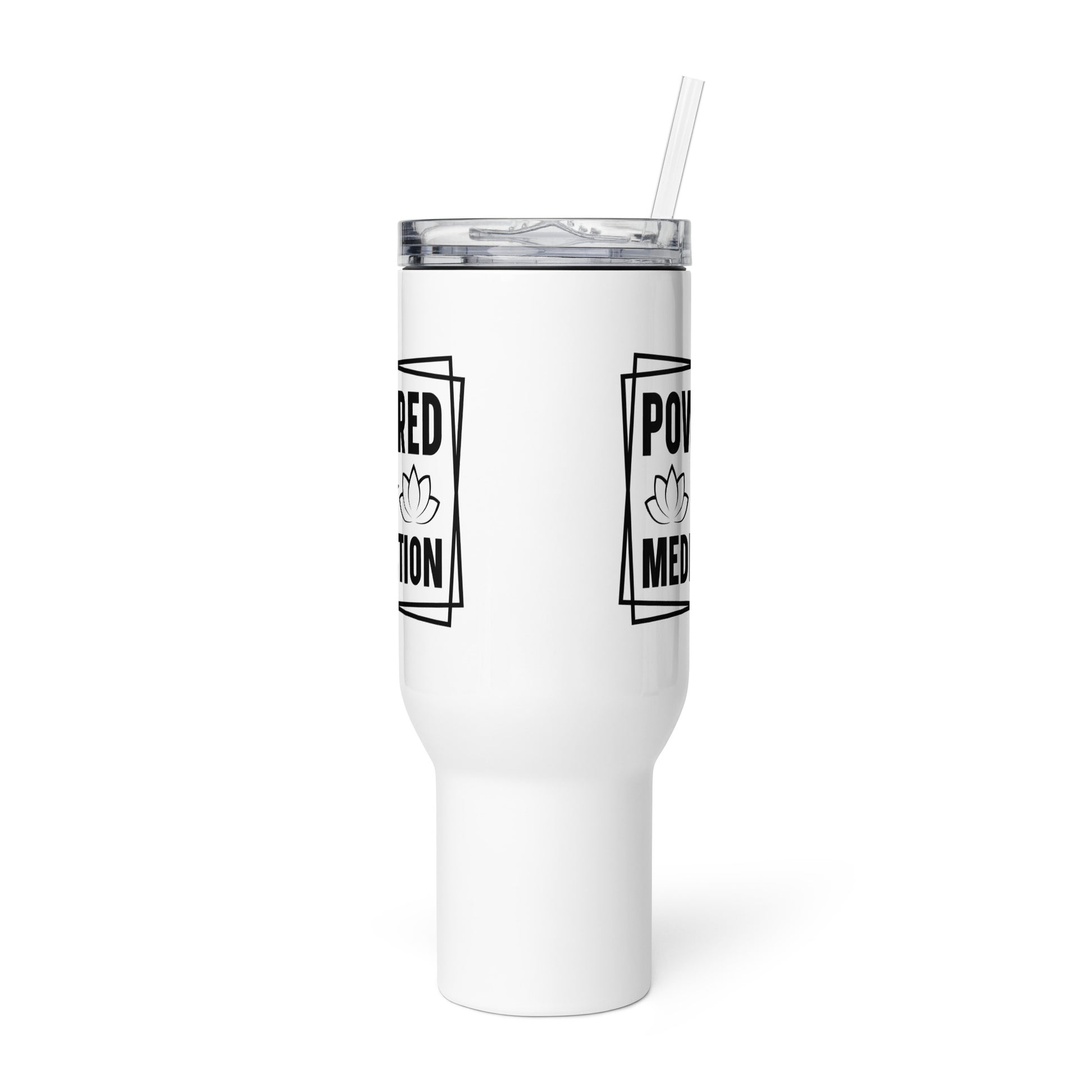 Powered By Meditation Tumbler-Soul Flow Apparel