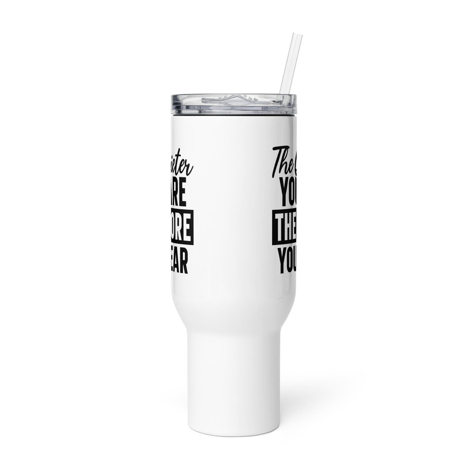 The Quitter Your Are The More You Hear Tumbler-Soul Flow Apparel