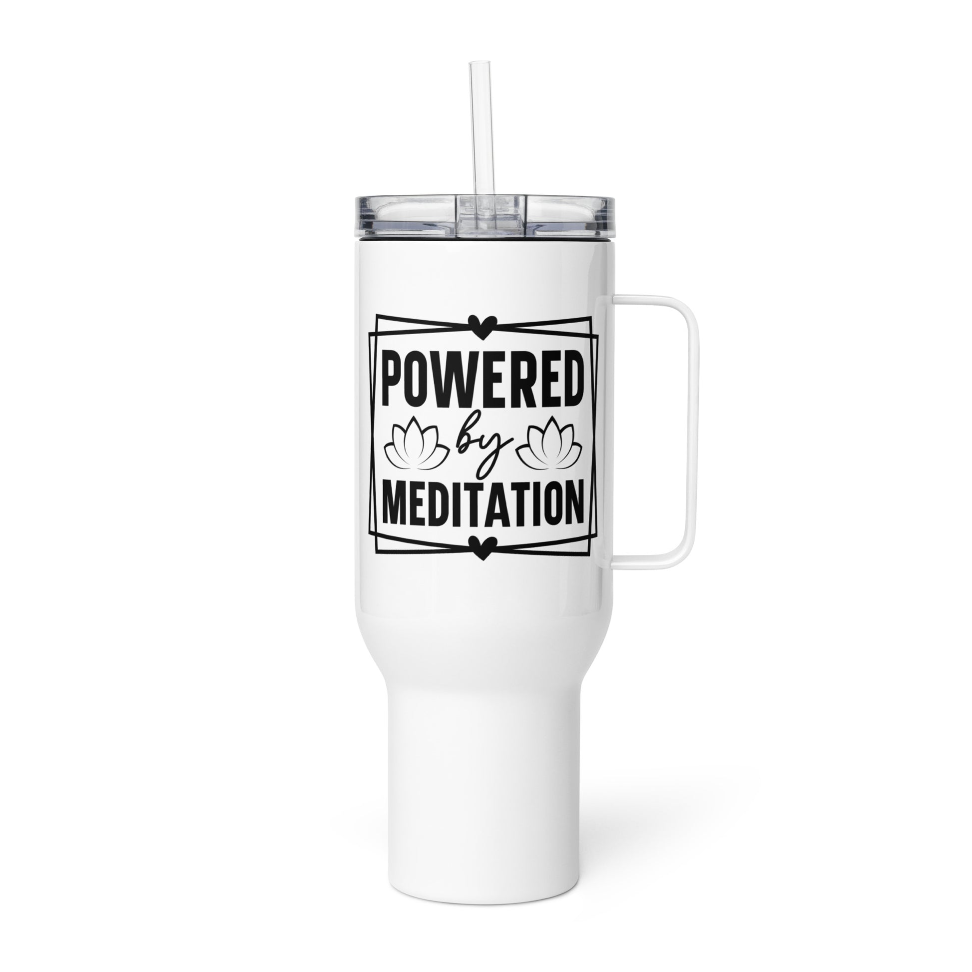Powered By Meditation Tumbler-Soul Flow Apparel