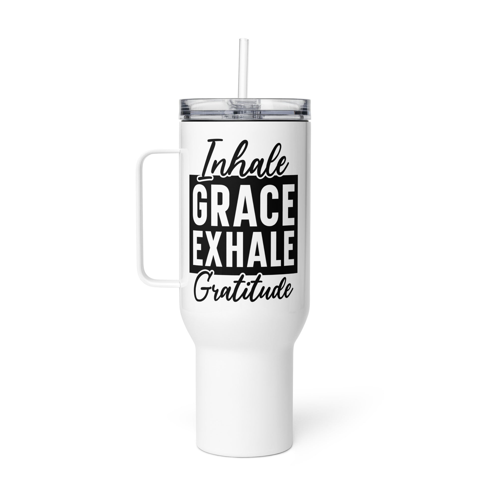 Inhale Grace, Exhale Gratitude Tumbler-Soul Flow Apparel