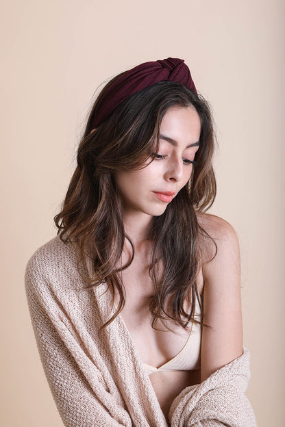 Wide Striped Topknot Headband – Chic and Comfortable-Soul Flow Apparel