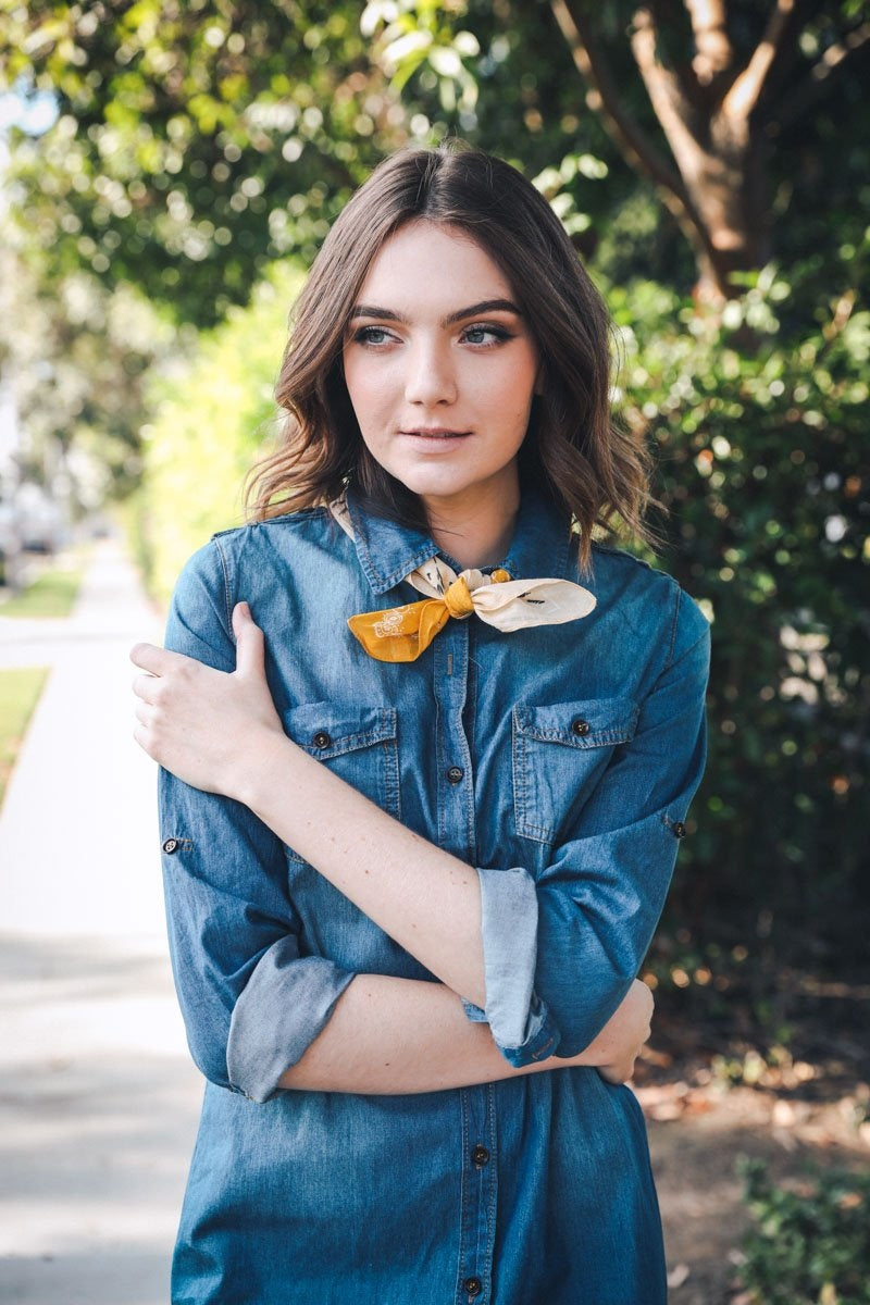Two-Tone Western Bandana-Soul Flow Apparel