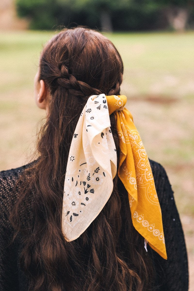 Two-Tone Western Bandana-Soul Flow Apparel