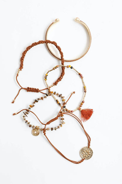 Unique Tiger Eye Beads Stackable Bracelet-Soul Flow Apparel