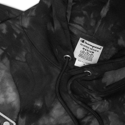 Nash 615 Dice Embroidered Unisex Champion tie-dye hoodie-Soul Flow Apparel