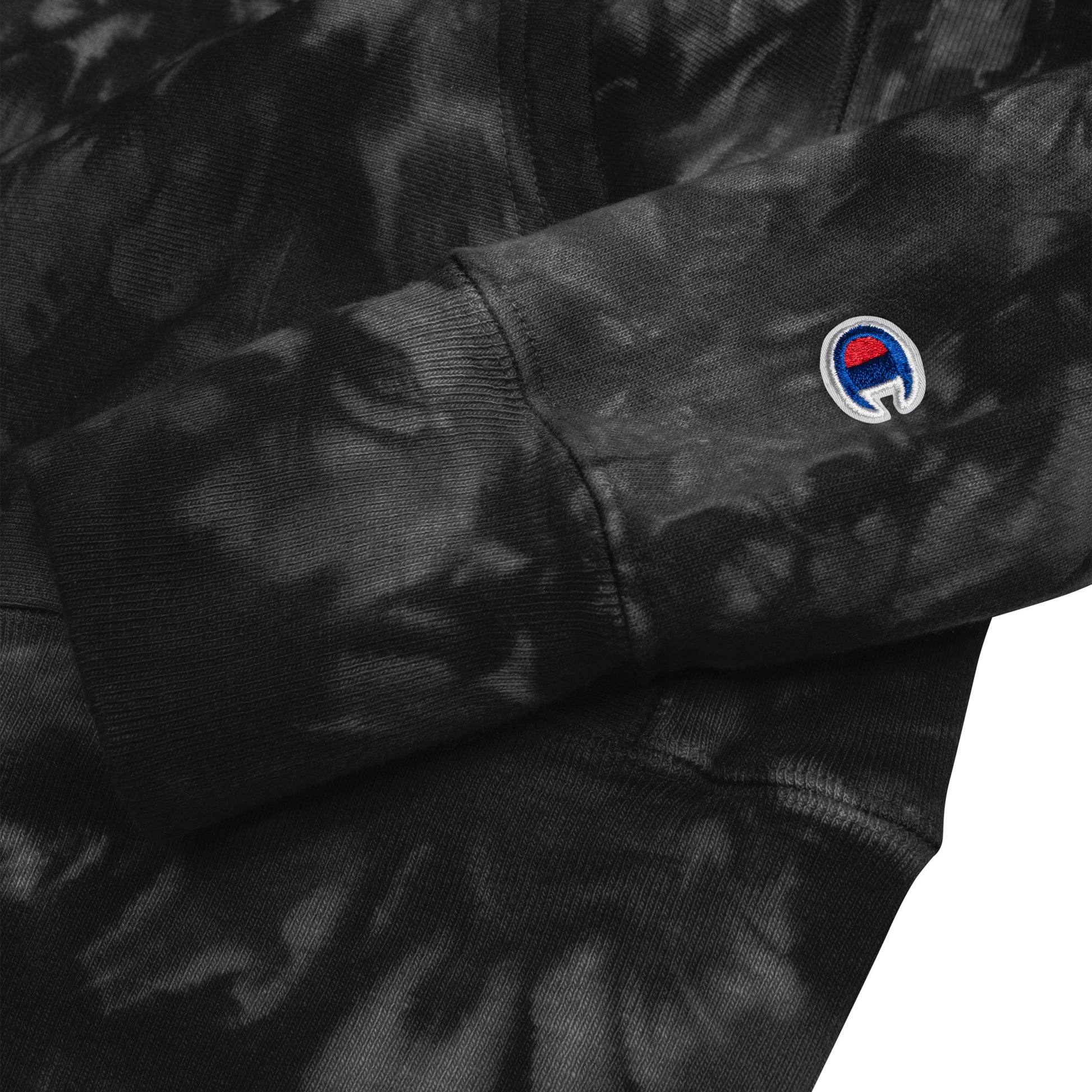 Nash Embroidered Unisex Champion tie-dye hoodie-Soul Flow Apparel