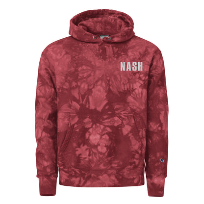 Nash Embroidered Unisex Champion tie-dye hoodie-Soul Flow Apparel