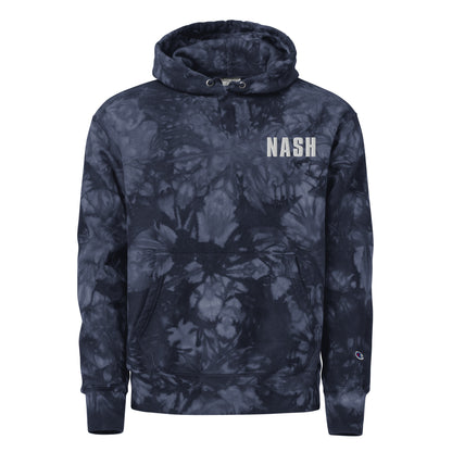 Nash Embroidered Unisex Champion tie-dye hoodie-Soul Flow Apparel