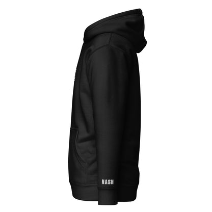 Nash 615 Dice Embroidered Unisex Hoodie | Nash on left wrist-Soul Flow Apparel
