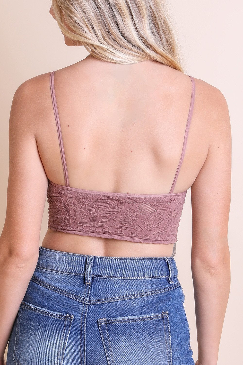 V-Cut Textured Brami ??-Soul Flow Apparel