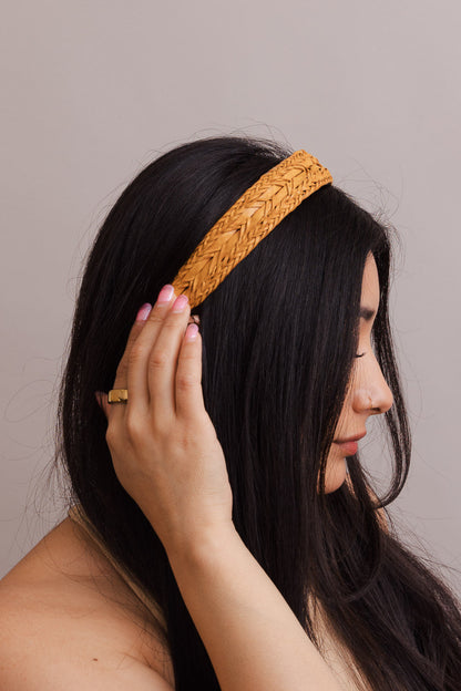 Stylish Vegan Leather Hair Accessory – Perfect for Any Look-Soul Flow Apparel