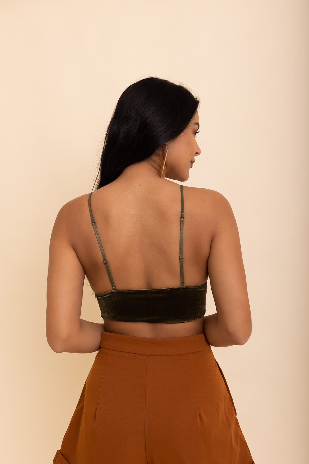 Velvet Elegance Longline Bralette-Soul Flow Apparel