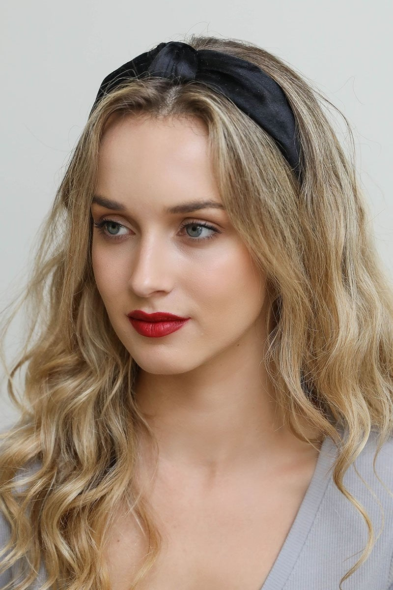 Velvet Twist Knot Headband-Soul Flow Apparel