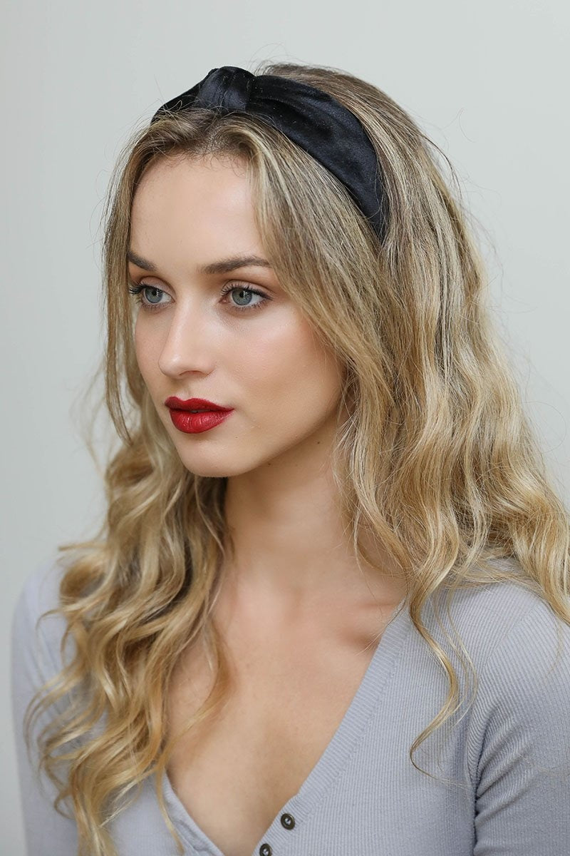 Velvet Twist Knot Headband-Soul Flow Apparel
