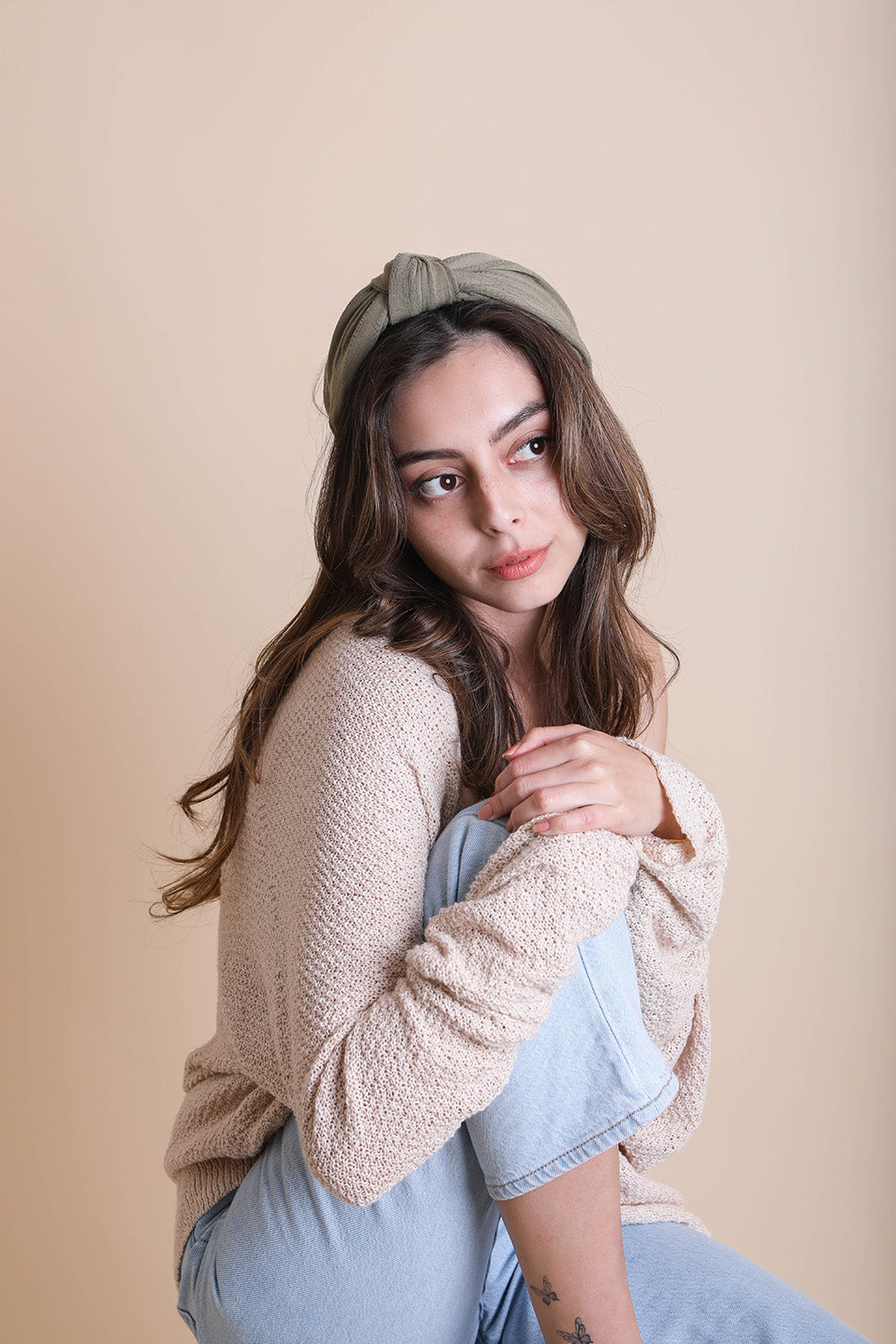 Wide Striped Topknot Headband – Chic and Comfortable-Soul Flow Apparel