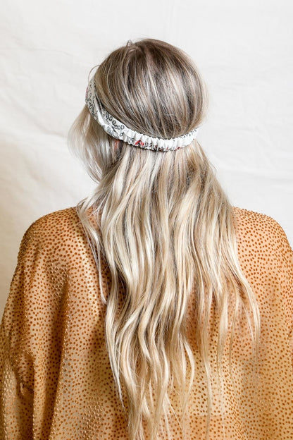 Vine Print Twist Headband-Soul Flow Apparel