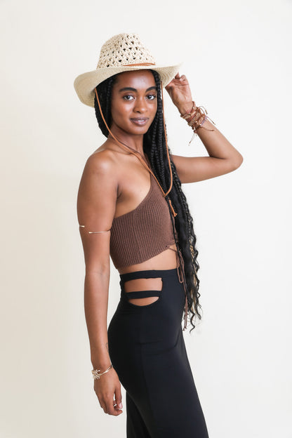 Eco Friendly Weaved Western Cowboy Hat-Soul Flow Apparel