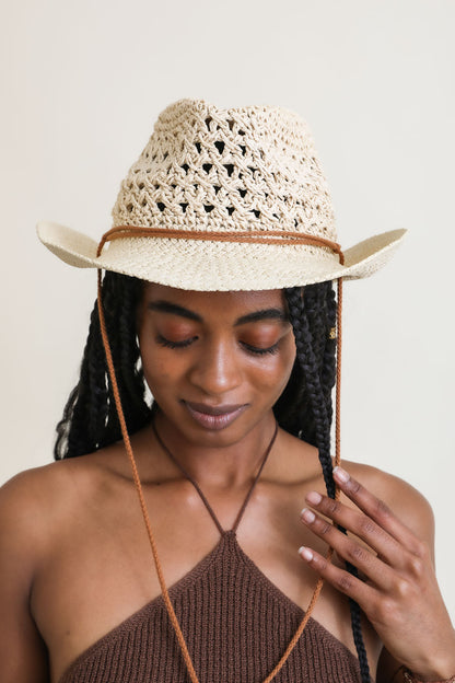 Eco Friendly Weaved Western Cowboy Hat-Soul Flow Apparel
