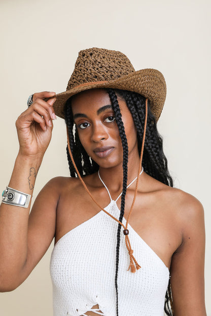 Eco Friendly Weaved Western Cowboy Hat-Soul Flow Apparel