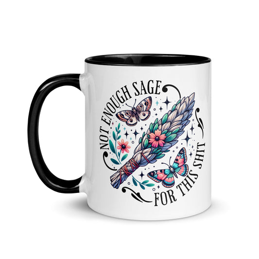 No Enough Sage Color Mug-Soul Flow Apparel