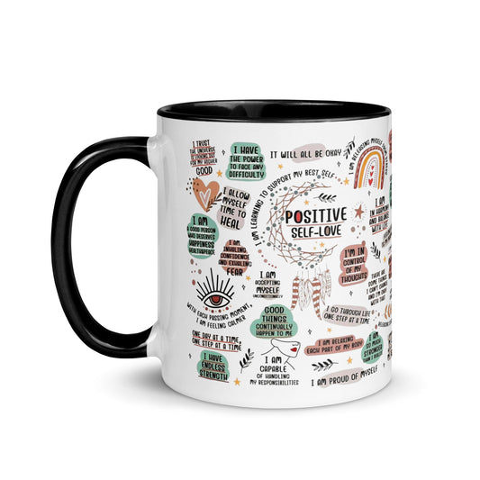 Self-Love Two Tone Mug-Soul Flow Apparel