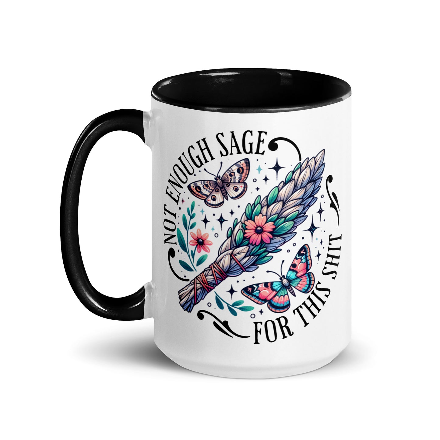 No Enough Sage Color Mug-Soul Flow Apparel