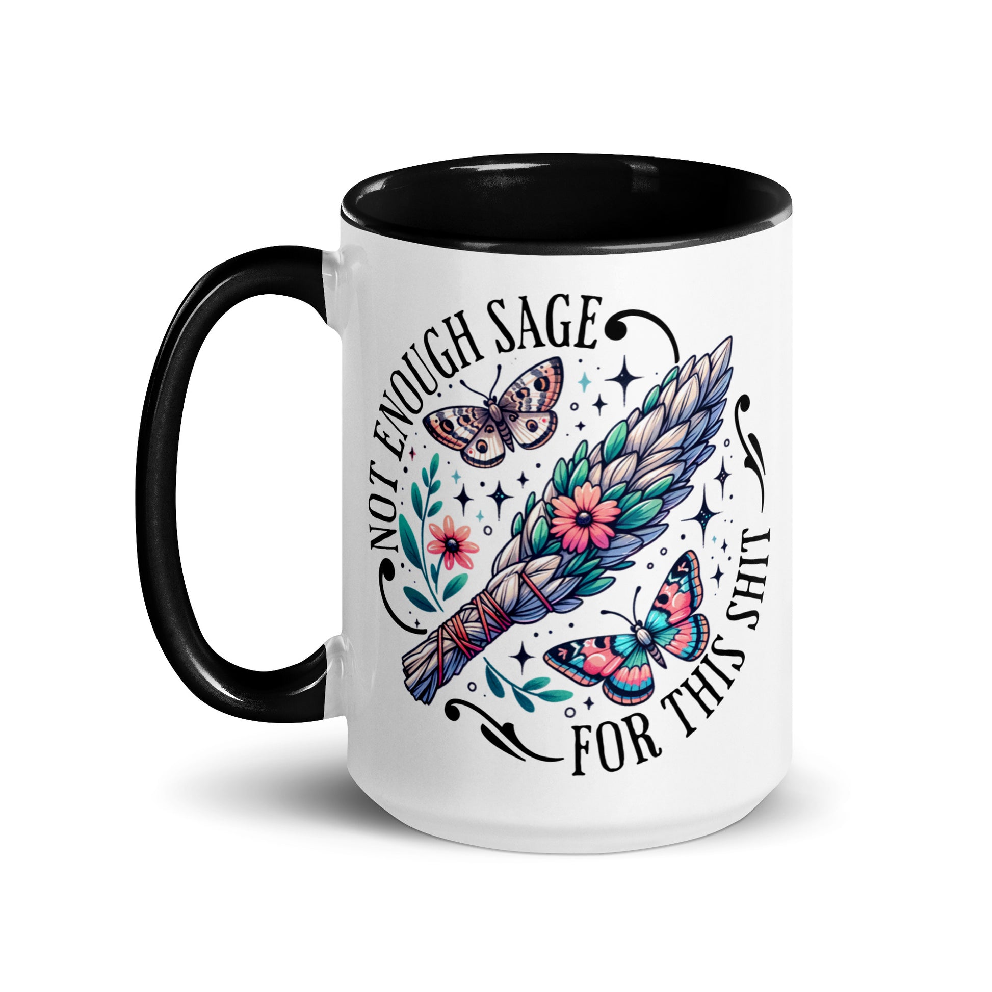 No Enough Sage Color Mug-Soul Flow Apparel