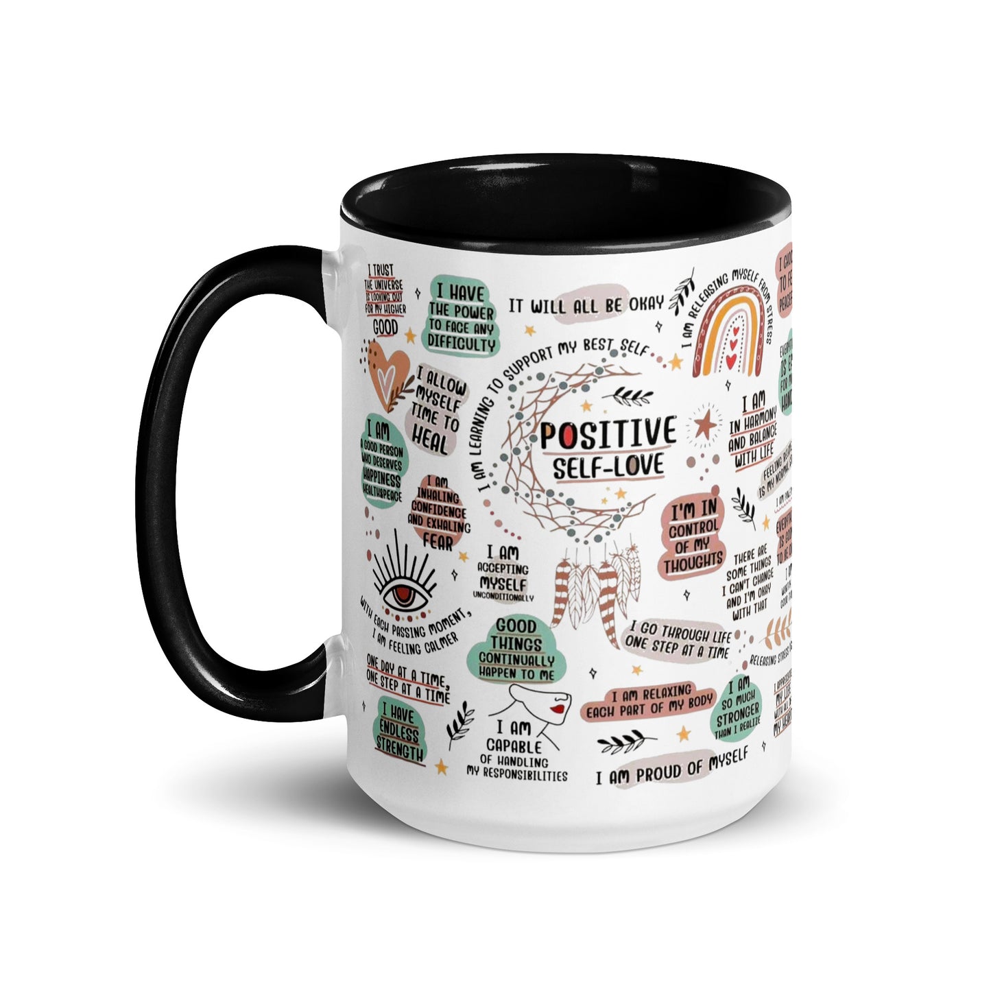 Self-Love Two Tone Mug-Soul Flow Apparel