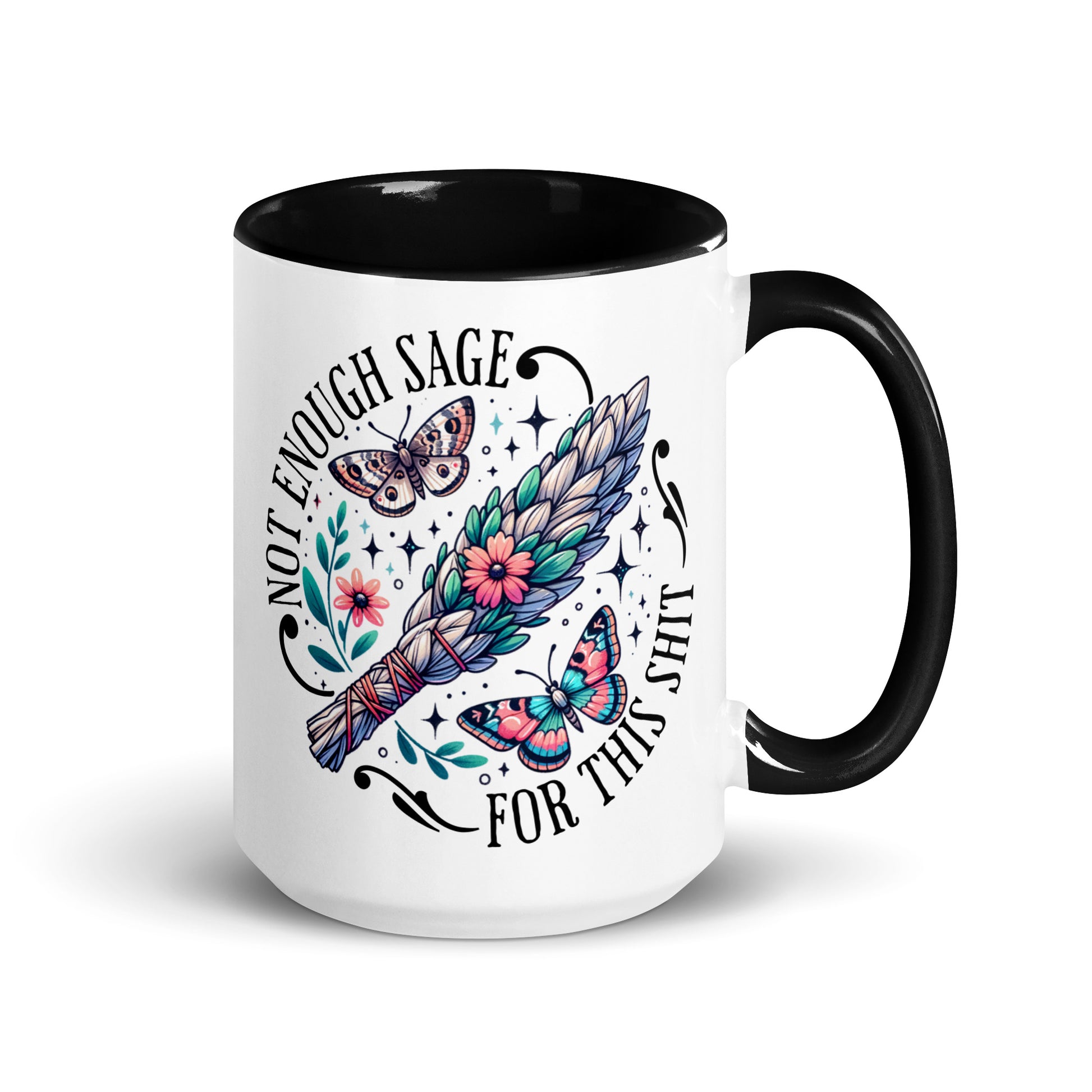 No Enough Sage Color Mug-Soul Flow Apparel