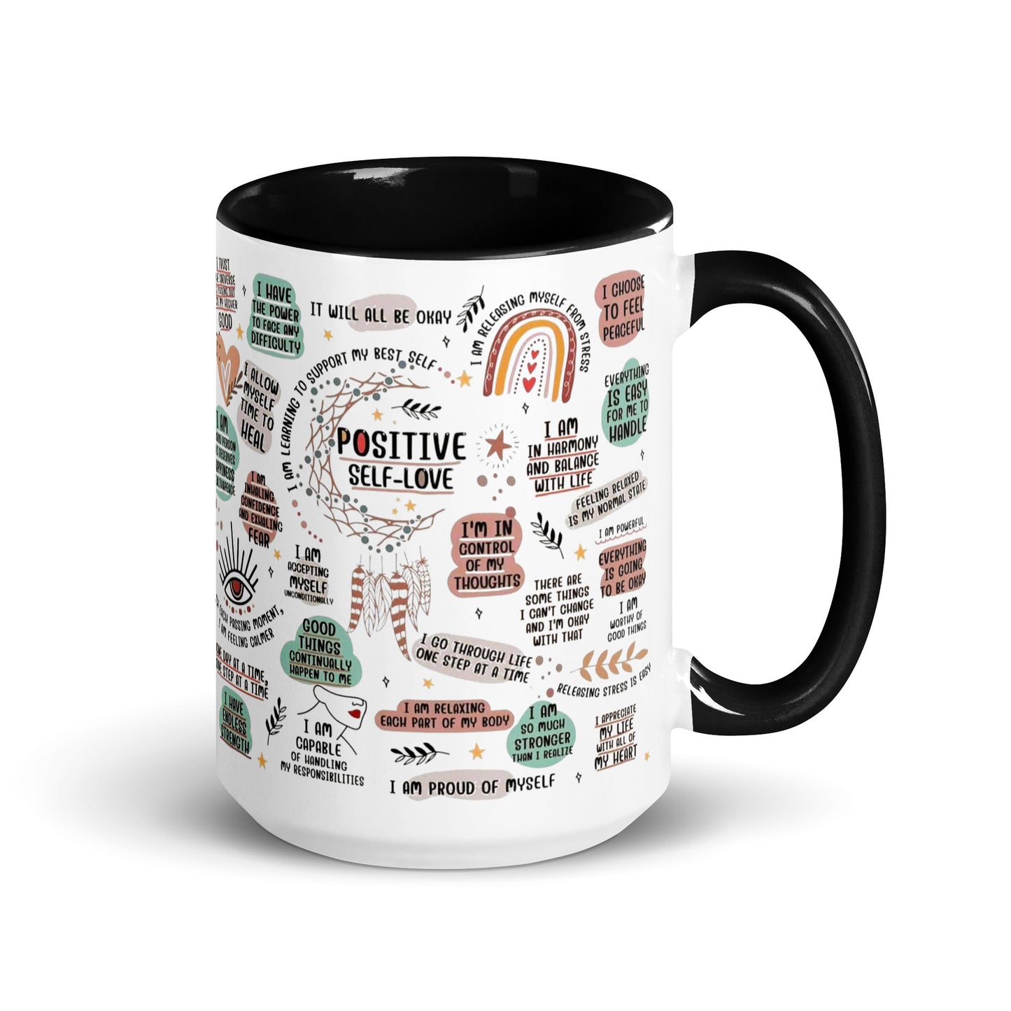 Self-Love Two Tone Mug-Soul Flow Apparel