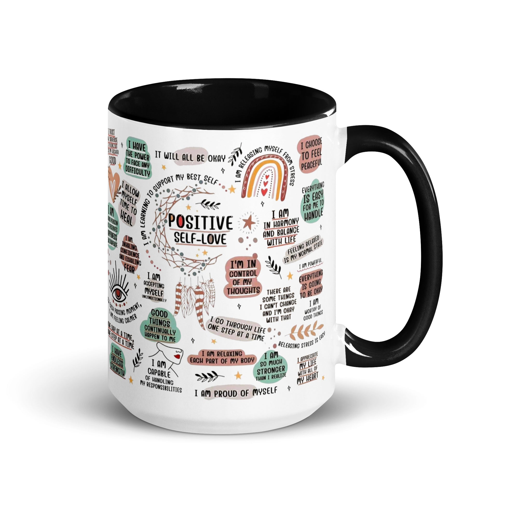 Self-Love Two Tone Mug-Soul Flow Apparel
