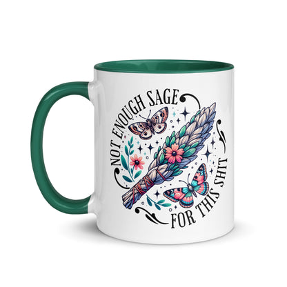 No Enough Sage Color Mug-Soul Flow Apparel