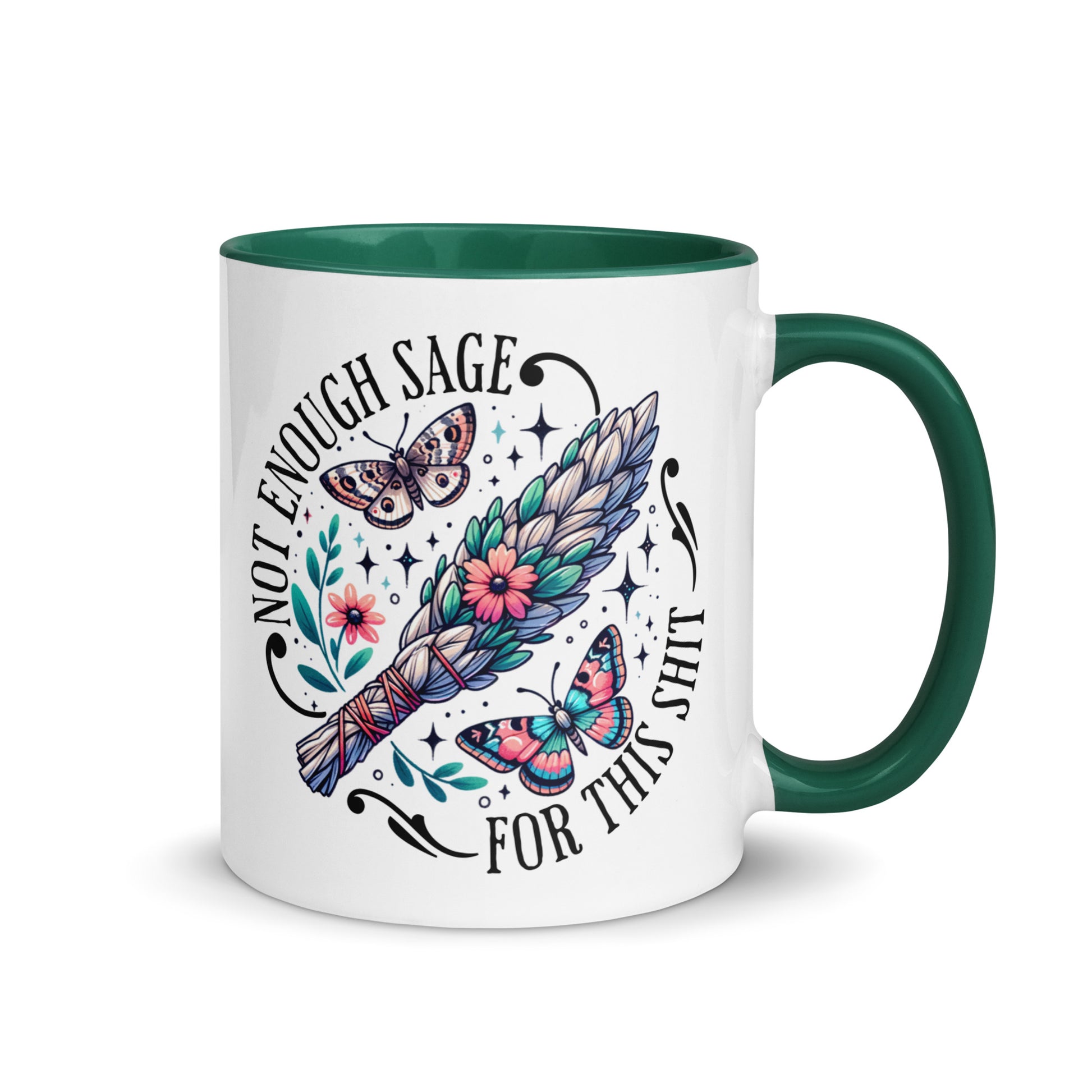 No Enough Sage Color Mug-Soul Flow Apparel