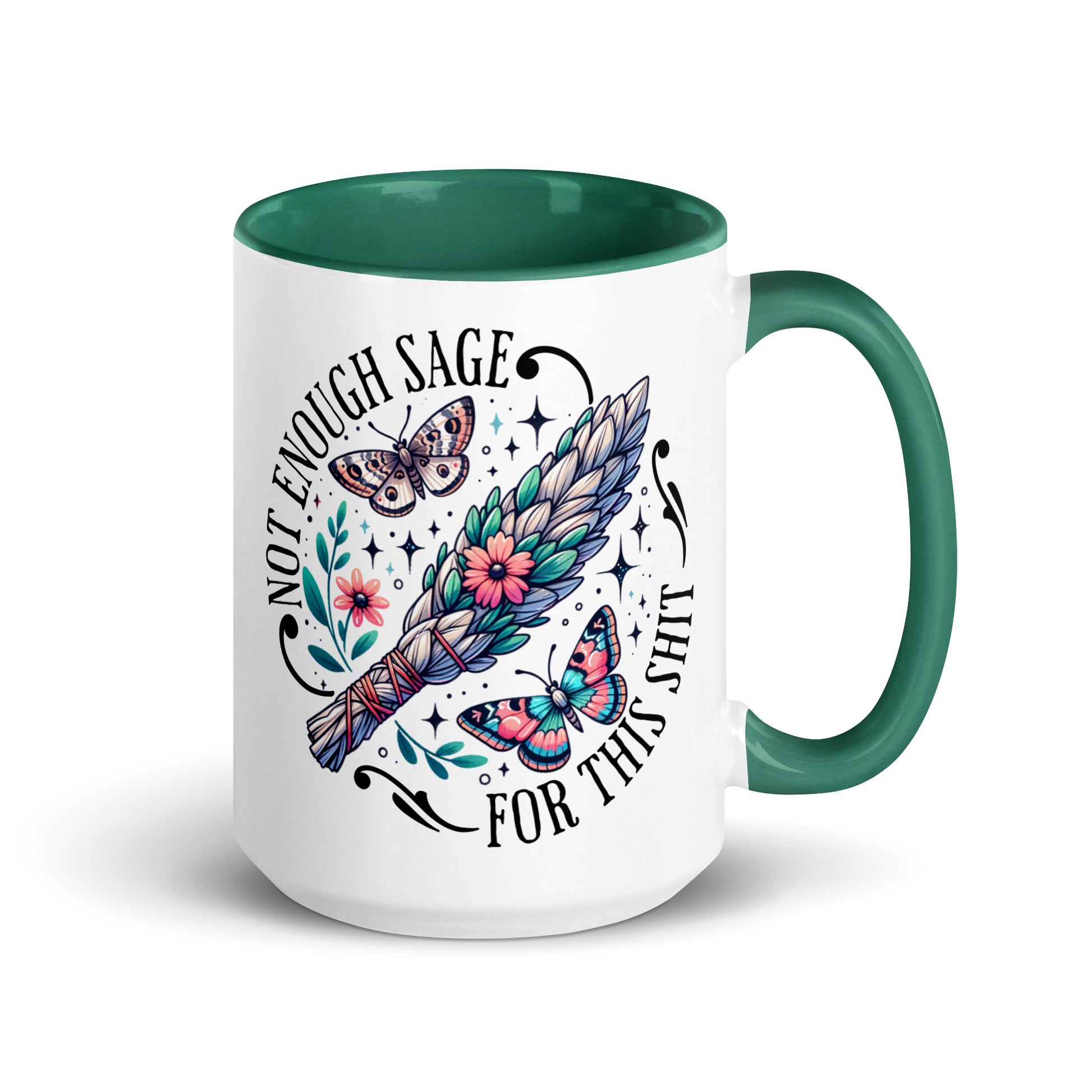 No Enough Sage Color Mug-Soul Flow Apparel