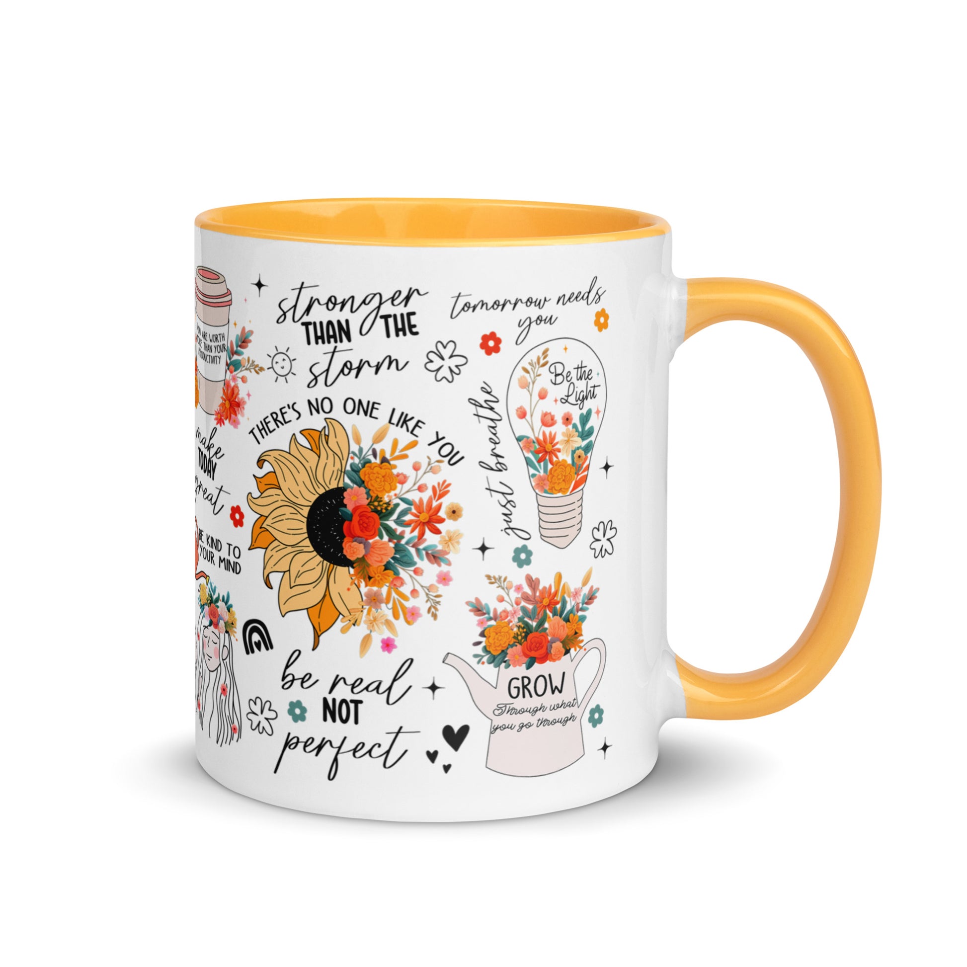 Feed You Mind Two Tone Mug-Soul Flow Apparel