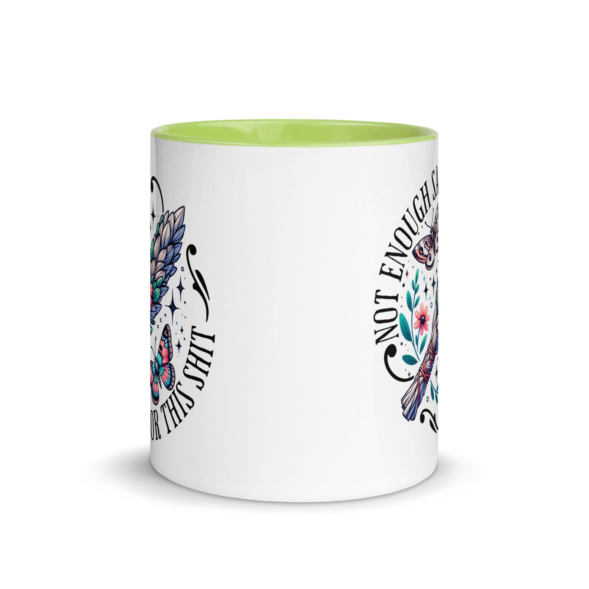 No Enough Sage Color Mug-Soul Flow Apparel