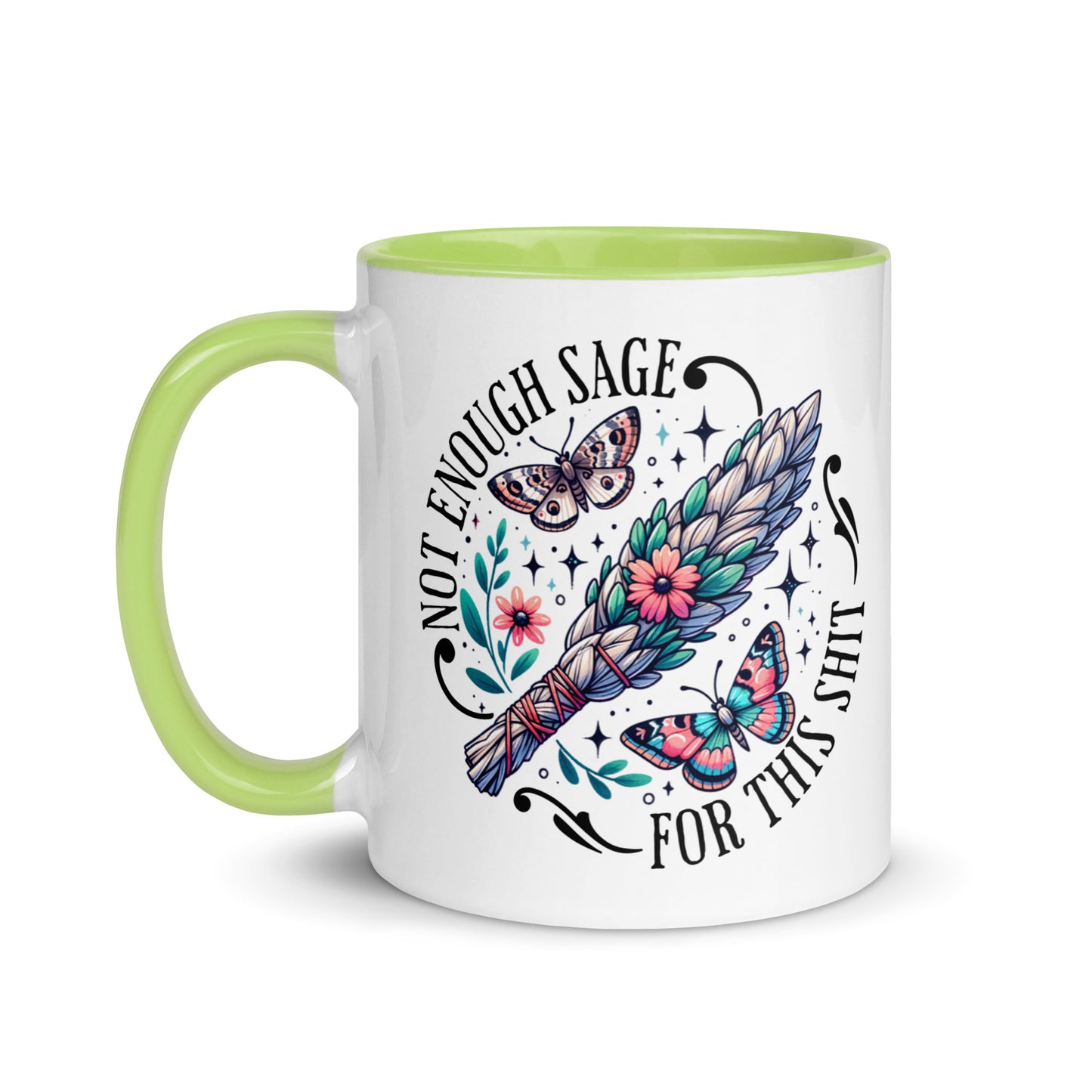 No Enough Sage Color Mug-Soul Flow Apparel