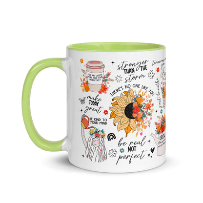 Feed You Mind Two Tone Mug-Soul Flow Apparel