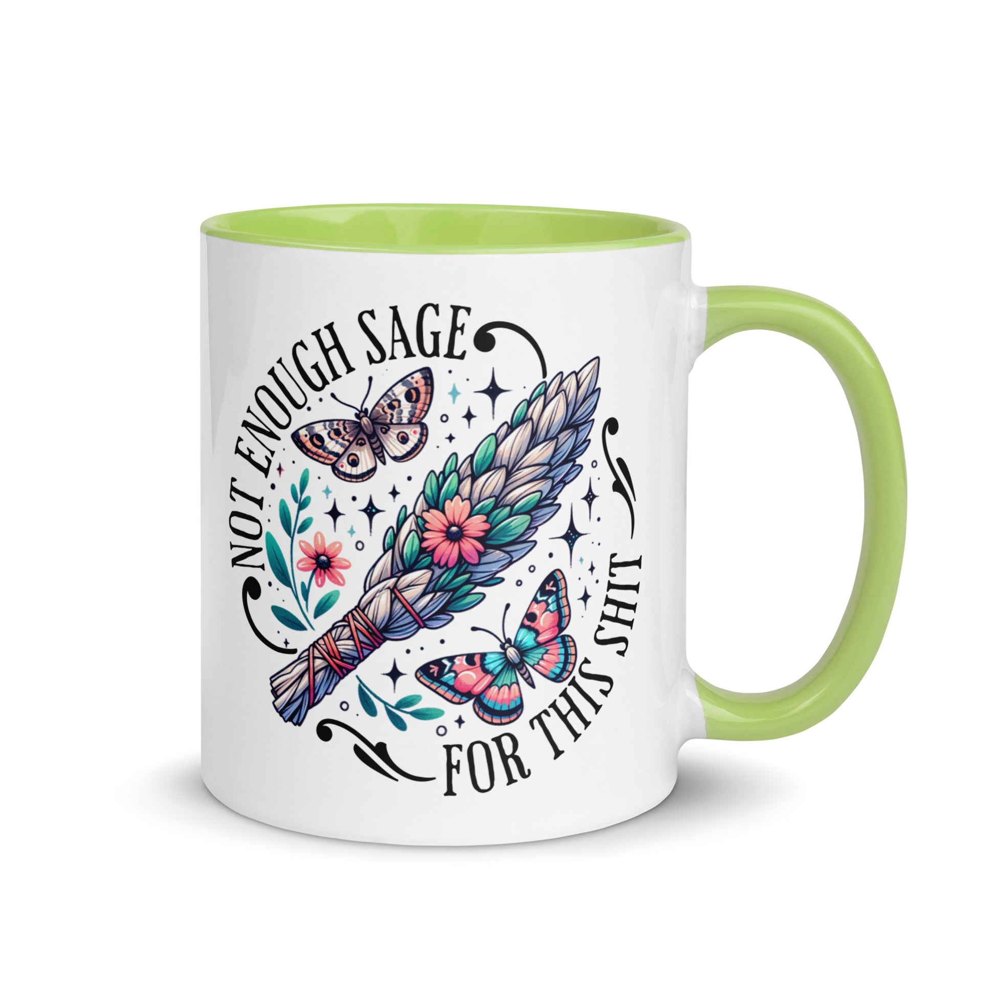 No Enough Sage Color Mug-Soul Flow Apparel