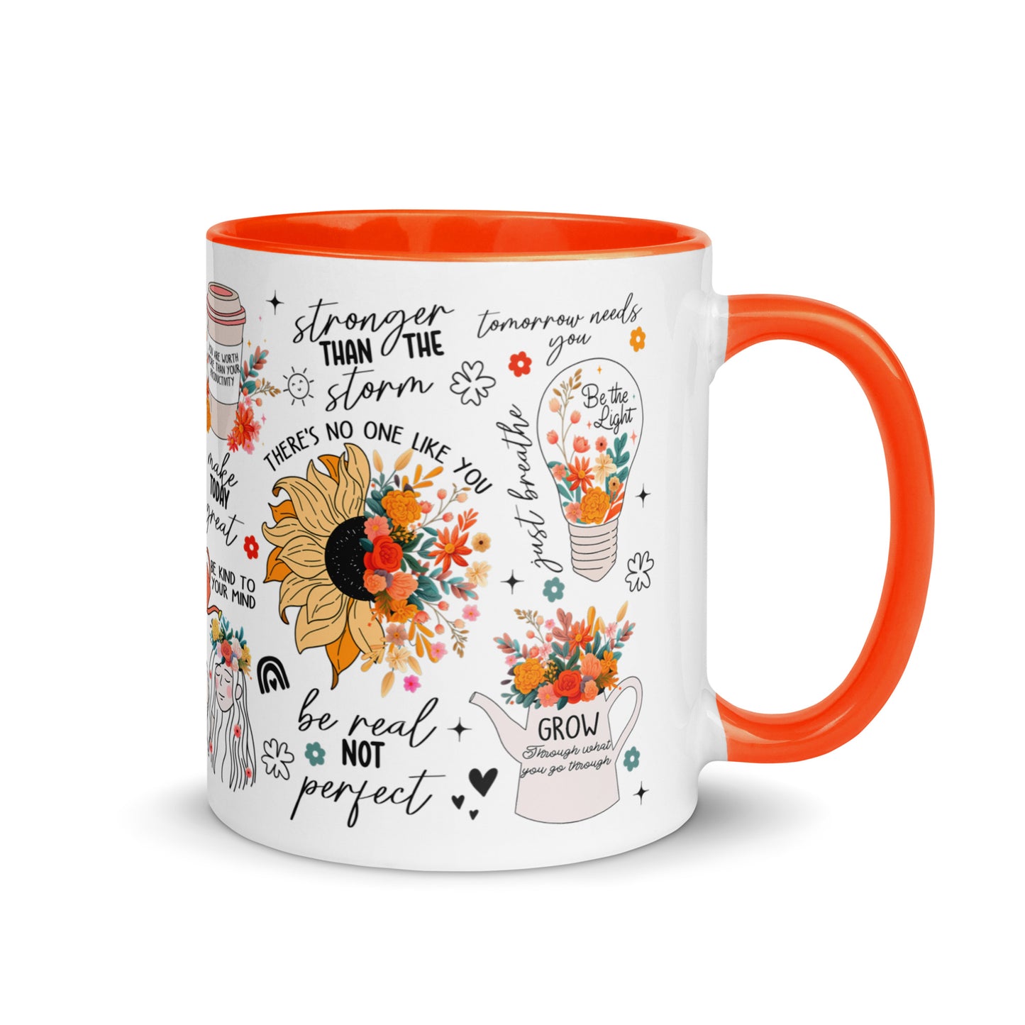 Feed You Mind Two Tone Mug-Soul Flow Apparel