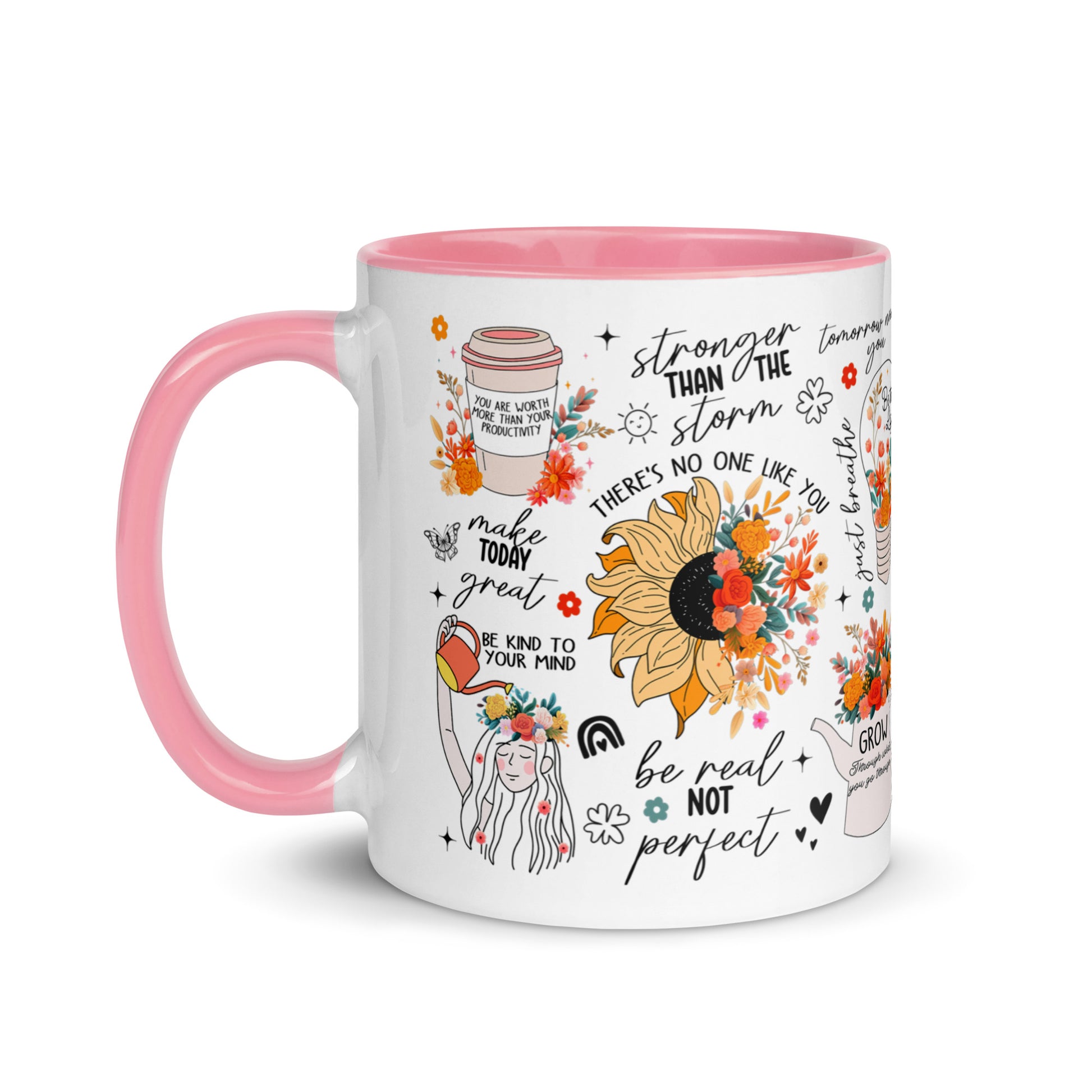 Feed You Mind Two Tone Mug-Soul Flow Apparel