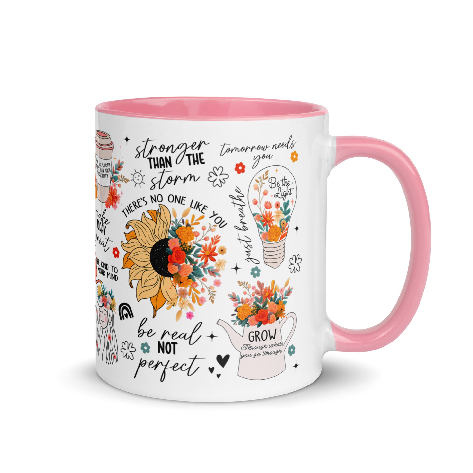 Feed You Mind Two Tone Mug-Soul Flow Apparel