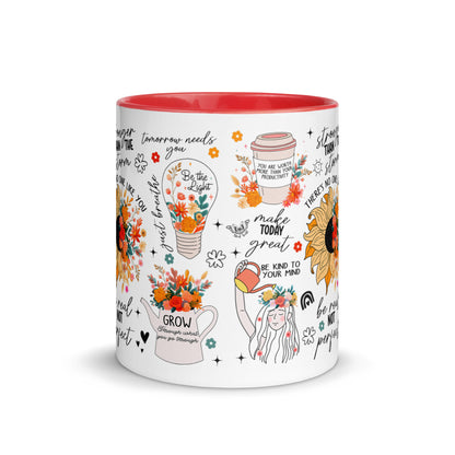 Feed You Mind Two Tone Mug-Soul Flow Apparel