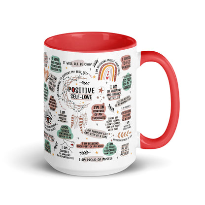 Self-Love Two Tone Mug-Soul Flow Apparel