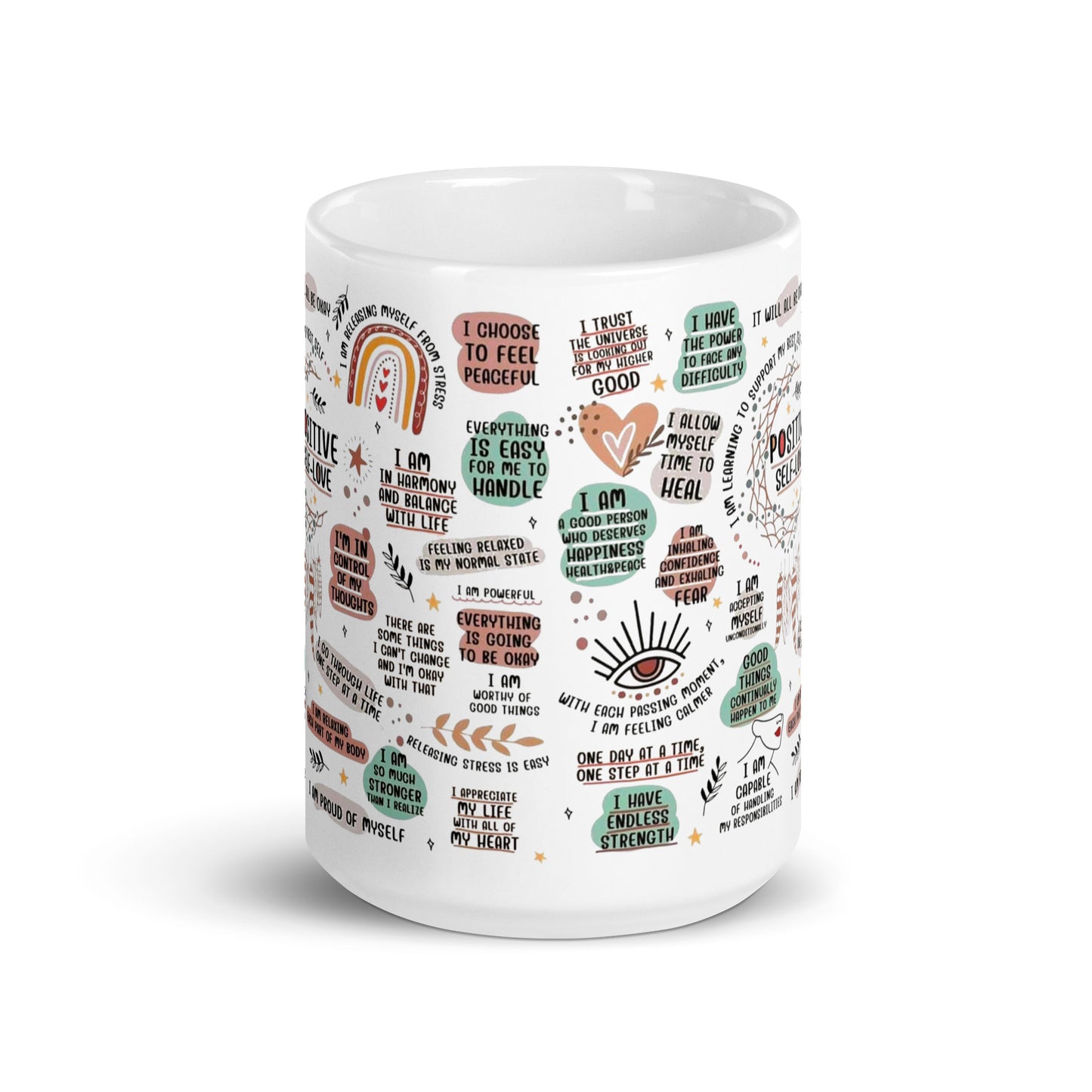 Self-Love White glossy mug-Soul Flow Apparel