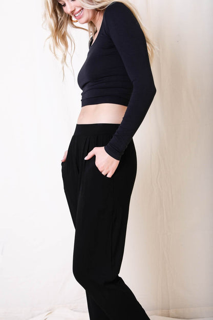 Wide Band Lounge Pants-Soul Flow Apparel